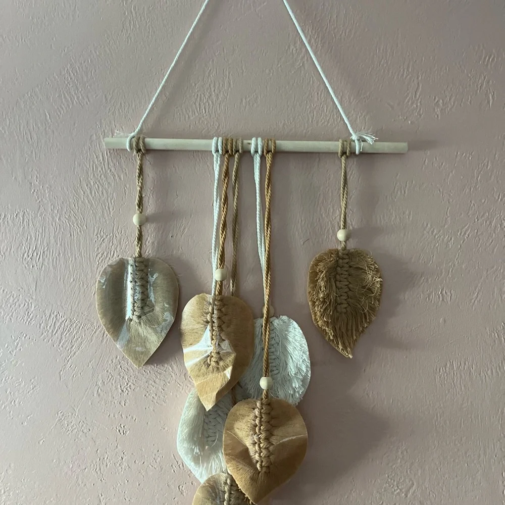 Boho Macrame Feather Wall Hanging: Nature Inspired Yarn Art, macrame